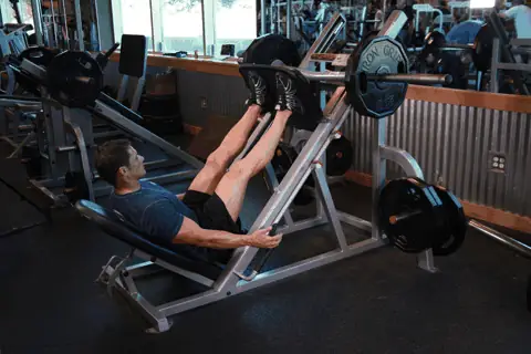 Leg Press hareketi animasyonu