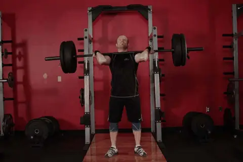 Push Press hareketi animasyonu
